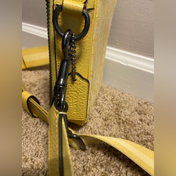 COACH Stanton Crossbody In Signature Jacquard Unisex Travel Bag Zip Closure - Picture 5 of 16